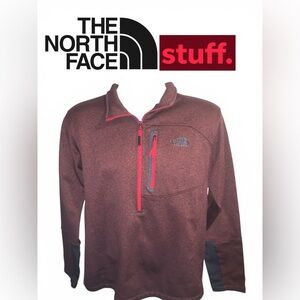 The North Face Maroon Quarter-Zip Pullover (10303)